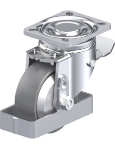 LH-PO 100G-1-ST-ELS-FA-FS antistatinis ratukas su stabdžiais