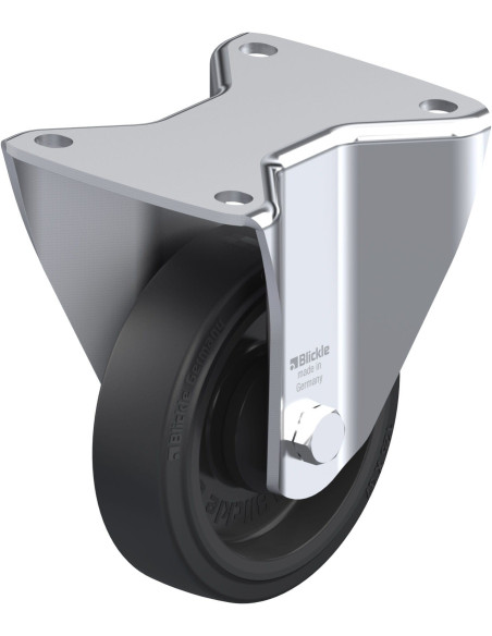 BH-POEV 125K-3 fiksuotas ratukas su guma