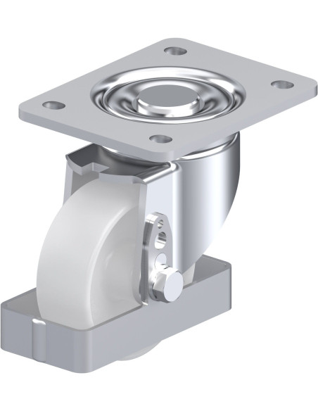 LH-PO 100G-3-FS sintetinis pasukamas ratukas 100 mm