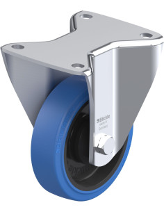 BH-POEV 125K-3-SB fiksuotas ratukas su guma 125 mm