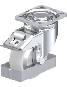 LH-PO 100KA-1-FI-FA-FS pasukamas ratukas su stabdžiais