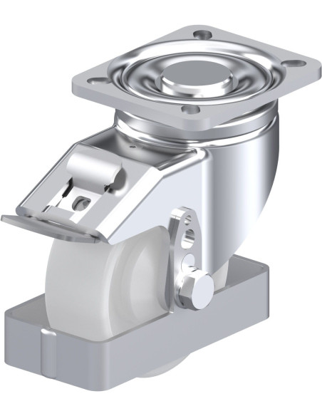 LH-PO 100KA-1-FI-FS sintetinis ratukas su stabdžiais