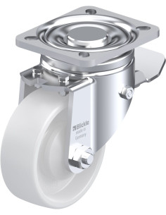 LH-PO 100KA-1-ST pasukamas ratukas su stabdžiais, 100 mm