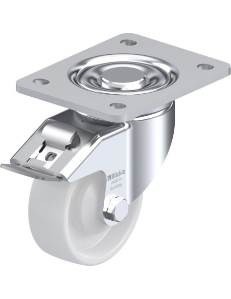 LH-PO 100KA-3-FI sintetinis pasukamas ratukas su stabdžiais