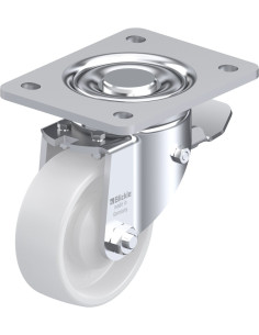 LH-PO 100KA-3-ST sintetinis pasukamas ratukas su stabdžiais