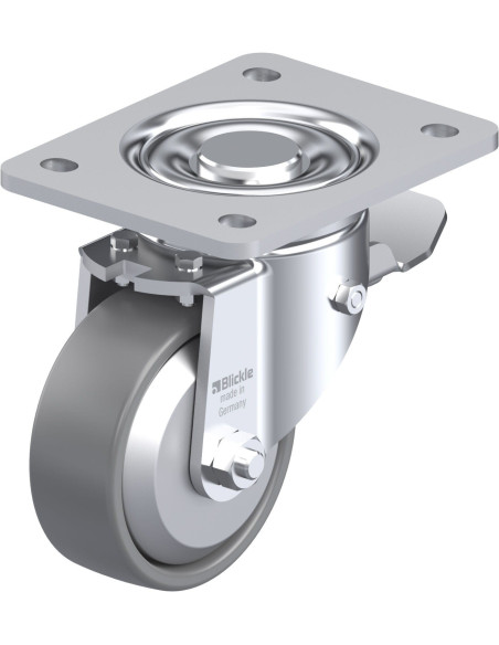 LH-PO 100KA-3-ST-ELS-FA antistatinis ratukas su stabdžiais