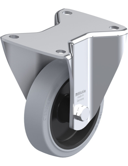 BH-POEV 125R-3-SG fiksuotas ratukas dengtas guma