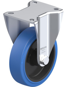 BH-POEV 125XR-1-SB fiksuotas ratukas dengtas guma