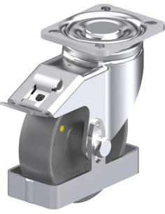 LH-PO 125G-1-FI-ELS-FS antistatinis ratukas su stabdžiais