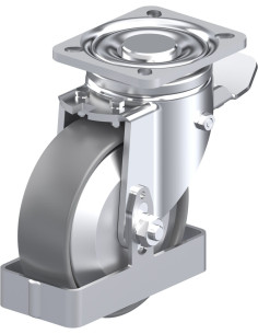 LH-PO 125G-1-ST-ELS-FA-FS antistatinis ratukas su stabdžiais