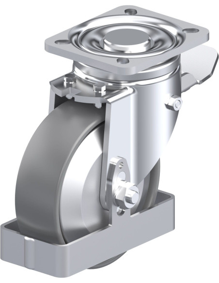 LH-PO 125G-1-ST-ELS-FA-FS antistatinis ratukas su stabdžiais