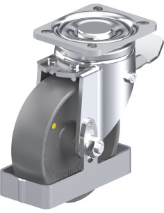 LH-PO 125G-1-ST-ELS-FS antistatinis ratukas su stabdžiais