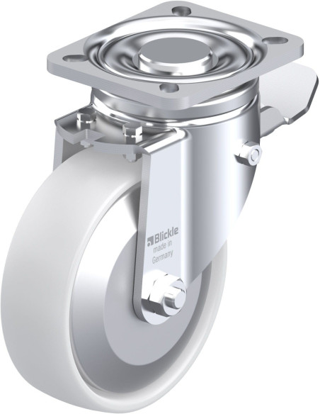 LH-PO 125G-1-ST-FA pasukamas ratukas su stabdžiais