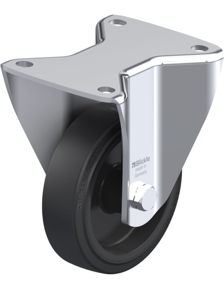 BH-POEV 125XR-3 fiksuotas ratukas dengtas guma