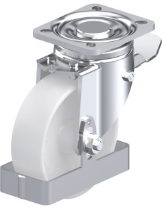 LH-PO 125G-1-ST-FS pasukamas ratukas su stabdžiais