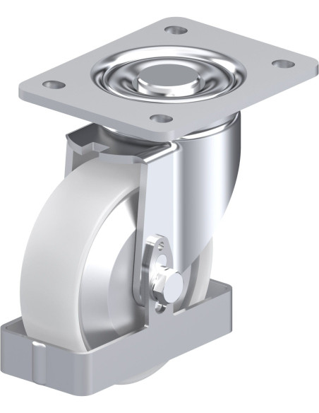 LH-PO 125G-3-FA-FS sintetinis pasukamas ratukas 125 mm