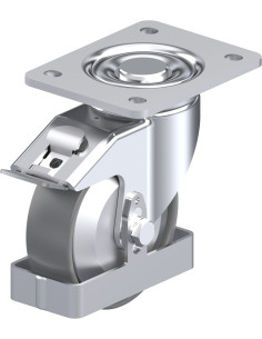 LH-PO 125G-3-FI-ELS-FA-FS antistatinis ratukas su stabdžiais