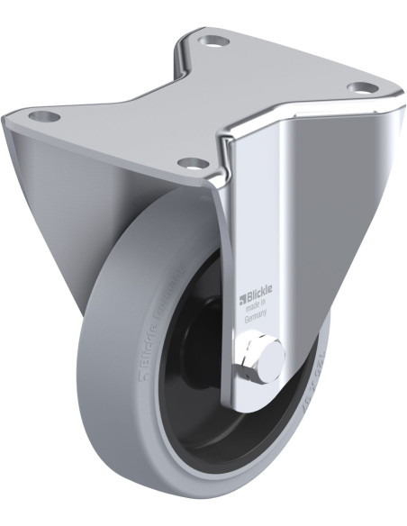 BH-POEV 125XR-3-SG fiksuotas ratukas su guma