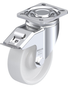 LH-PO 125KA-1-FI sintetinis pasukamas ratukas su stabdžiais