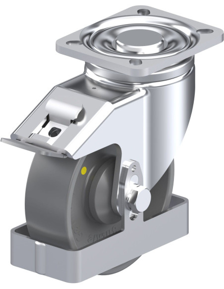 LH-PO 125KA-1-FI-ELS-FS antistatinis ratukas su stabdžiais