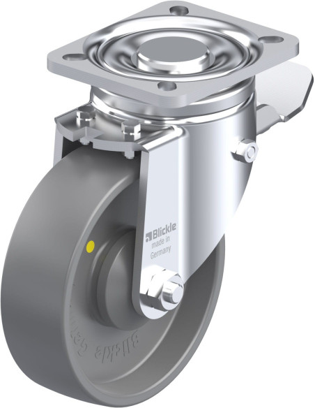 LH-PO 125KA-1-ST-ELS antistatinis ratukas su stabdžiais