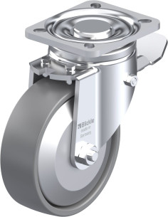 LH-PO 125KA-1-ST-ELS-FA antistatinis ratukas su stabdžiais