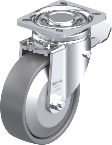 LH-PO 125KA-1-ST-ELS-FA antistatinis ratukas su stabdžiais