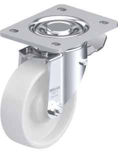 LH-PO 125KA-3-ST pasukamas ratukas su stabdžiais, 125 mm