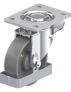LH-PO 125KA-3-ST-ELS-FS antistatinis ratukas su stabdžiais