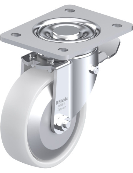 LH-PO 125KA-3-ST-FA pasukamas ratukas su stabdžiais