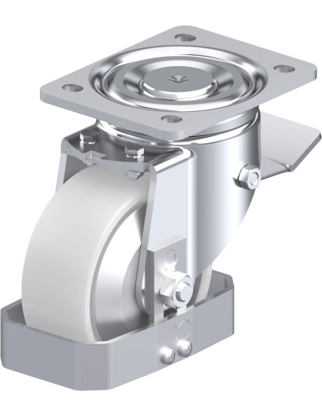 LH-PO 127K-ST-FA-FS pasukamas ratukas su stabdžiais