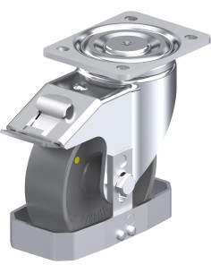 LH-PO 150G-FI-ELS-FS antistatinis ratukas su stabdžiais