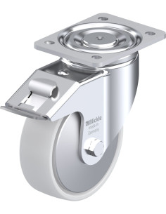 LH-PO 150K-FI-FA sintetinis pasukamas ratukas su stabdžiais