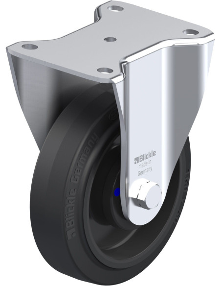 BH-POEV 160XKA fiksuotas ratukas dengtas guma