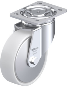 LH-PO 160G-FA sintetinis pasukamas ratukas 160 mm