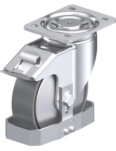 LH-PO 160G-FI-ELS-FA-FS antistatinis ratukas su stabdžiais