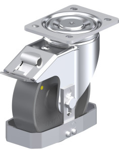 LH-PO 160G-FI-ELS-FS antistatinis ratukas su stabdžiais