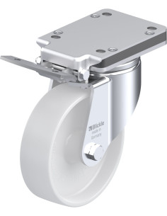 LH-PO 160G-IS sintetinis ratukas su stabdžiais