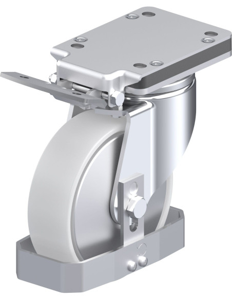 LH-PO 160G-IS-FA-FS pasukamas ratukas su stabdžiais