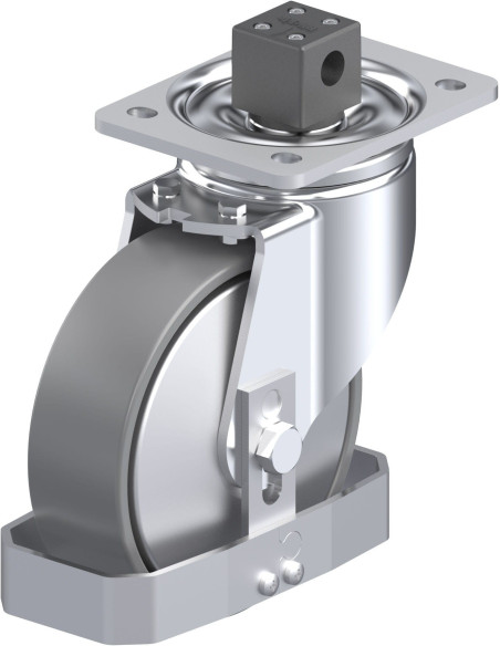 LH-PO 160K-CS13-ELS-FA-FS antistatinis ratukas su stabdžiais