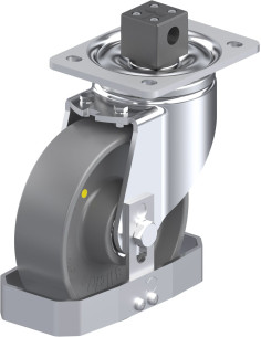 LH-PO 160K-CS13-ELS-FS antistatinis ratukas su stabdžiais