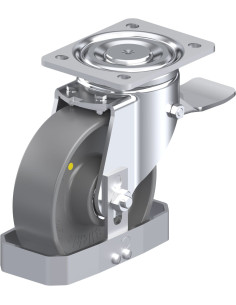 LH-PO 160K-ST-ELS-FS antistatinis ratukas su stabdžiais