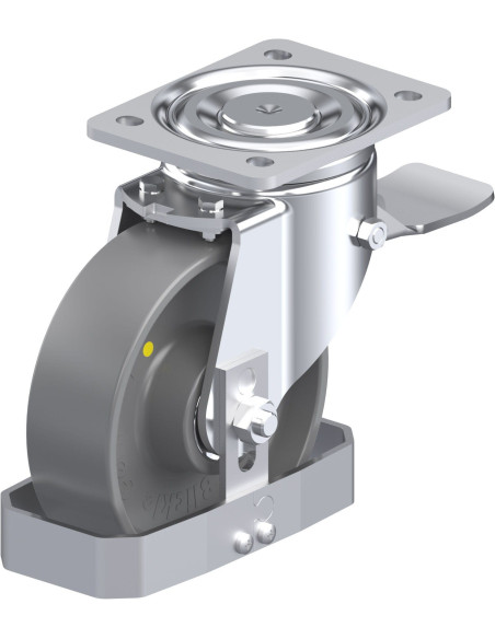 LH-PO 160K-ST-ELS-FS antistatinis ratukas su stabdžiais