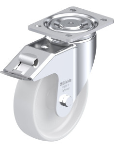 LH-PO 175G-FI Sintetinis pasukamas ratukas su stabdžiais