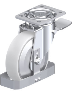 LH-PO 175G-ST-FA-FS Sintetinis ratukas su stabdžiais