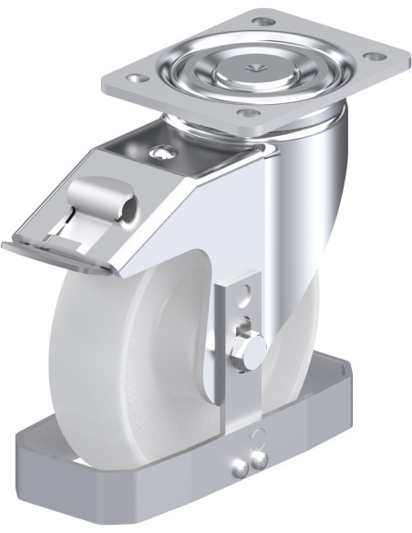 LH-PO 175K-FI-FS sintetinis pasukamas ratukas su stabdžiais