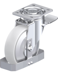 LH-PO 175K-ST-FA-FS Poliamido ratukas su stabdžiais