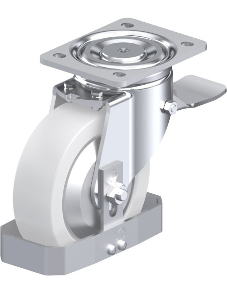 LH-SPO 160K-ST-FA-FS pasukamas ratukas su stabdžiais