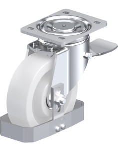 LH-SPO 160K-ST-FS sintetinis pasukamas ratukas su stabdžiais