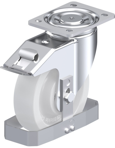 LH-SPO 175K-FI-FS sintetinis pasukamas ratukas su stabdžiais